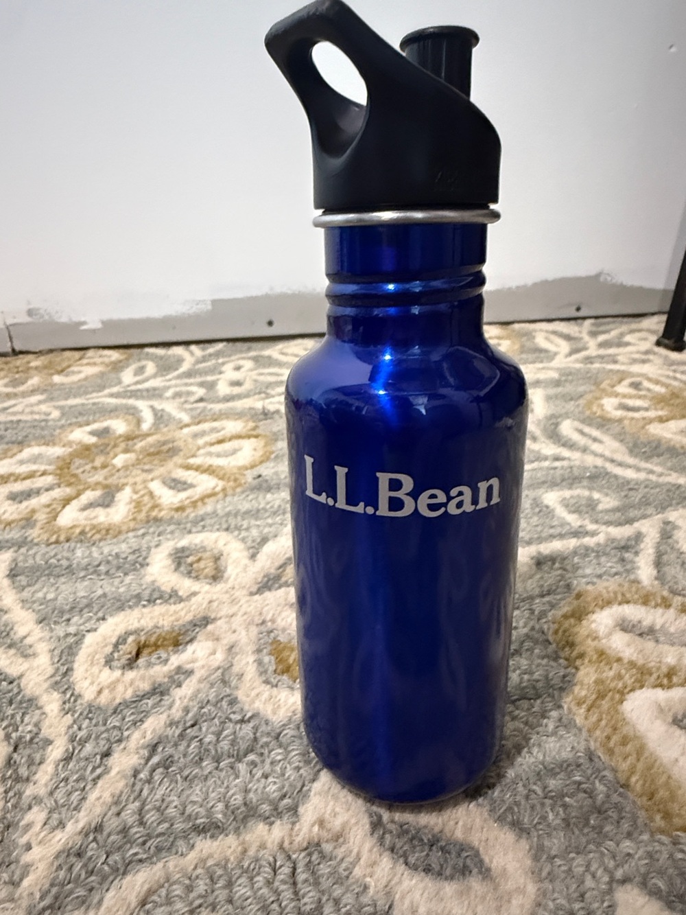 NWOT L.L.Bean Klean Kanteen 18oz Water Bottle with Black Sport Lid